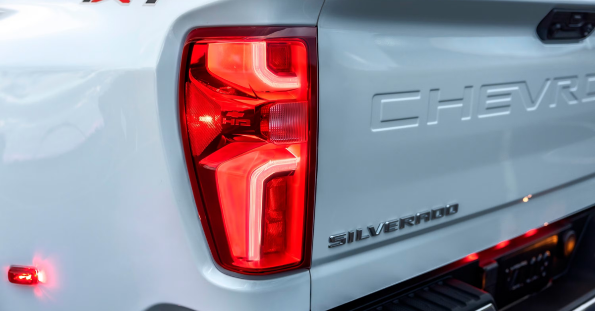 2025 Chevrolet Silverado 3500 HD - Tail Light and silverado emblem