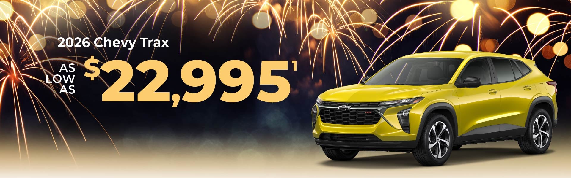 2026 Chevy Trax - as low as $22,995