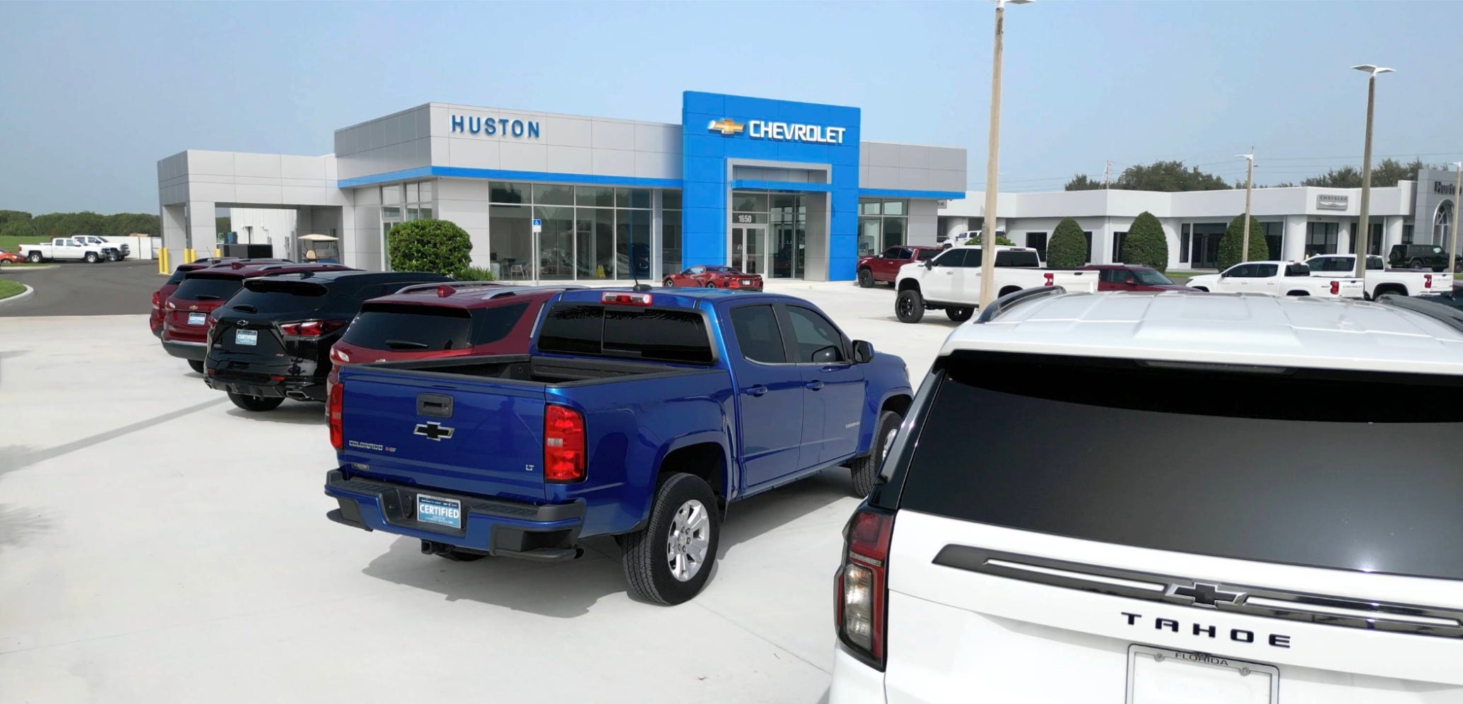 Huston Chevrolet car lot in Avon Park, FL — new Chevrolet trucks, SUVs, and cars near Sebring